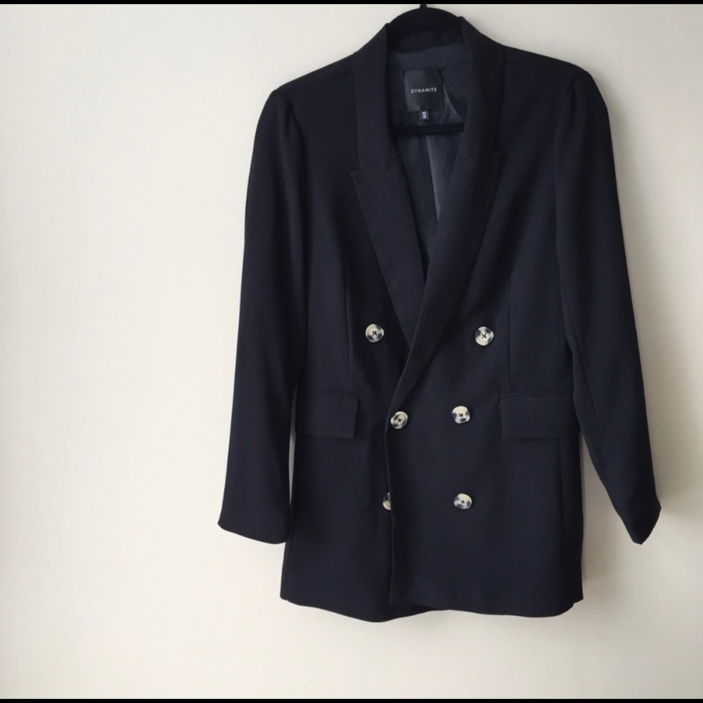 EDITOR PICK💋Dynamite Black Double Breasted Blazer